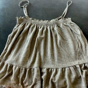 Anthropologie brand Amadi bubble tank blouse.